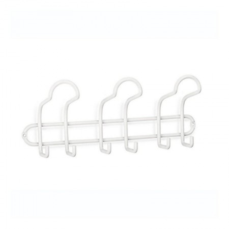 Comprar Percha Acero 3 Ganchos Triple Blanco Blt/1 Inofix 219317 al Mejor Precio