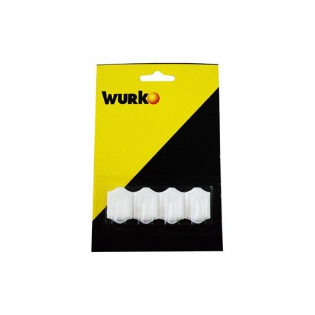 Comprar Perchas Blancas 9001 Plastico Blister 4 Wurko 219014 al Mejor Precio