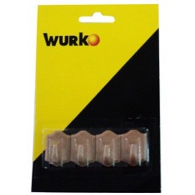 Comprar Perchas Marron Pequeñas 9002 Plastico Blister 4 Wurko 219017 al Mejor Precio