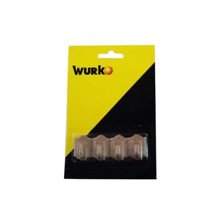 Comprar Perchas Marron Pequeñas 9002 Plastico Blister 4 Wurko 219017 al Mejor Precio