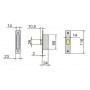 Comprar Picaporte Vaiven 5554-14 Lince 70016 al Mejor Precio