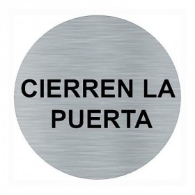 Comprar Placa Cierren La Puerta Redondo 75Mm Ferpasa 39075 al Mejor Precio