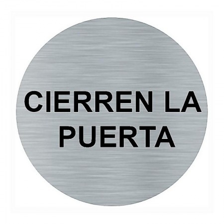 Comprar Placa Cierren La Puerta Redondo 75Mm Ferpasa 39075 al Mejor Precio