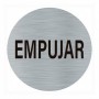Comprar Placa Empujar Aluminio Adhesivo Redondo 75Mm Ferpasa 39074 al Mejor Precio