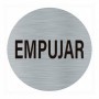 Comprar Placa Empujar Aluminio Adhesivo Redondo 75Mm Ferpasa 39074 al Mejor Precio