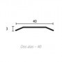 Comprar Pletina Ala Acero 4,0X83Cm Atornillar Dicar 241009 al Mejor Precio