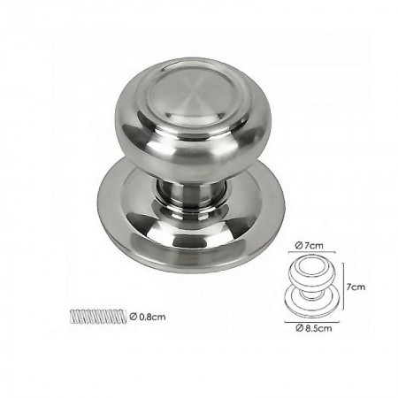 Comprar Pomo Puerta 3351 Inoxidable Unidad Becusa 55041 al Mejor Precio