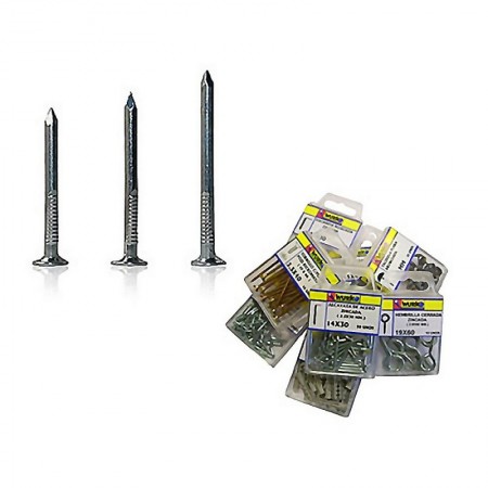 Comprar Puntas Acero 1.5X15 Mm Cabeza Plana 1564 Blister 100 Wurko 312160 al Mejor Precio