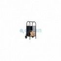 ▷ LEÑERO CON RUEDAS Y ACCESORIOS CHIMENEA | Ferreidea