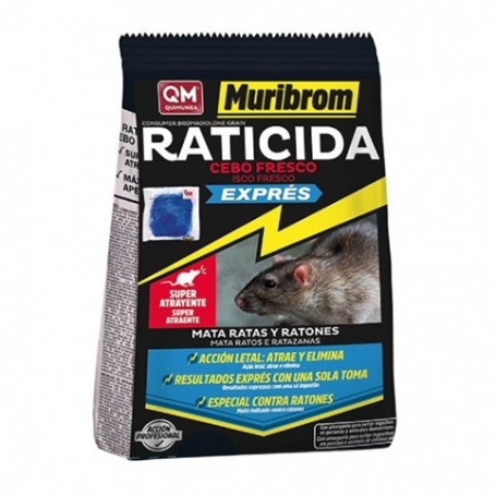 Comprar Raticida Cebo Fresco 500Gr. Muribrom 259122 al Mejor Precio