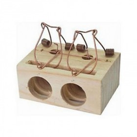 Comprar Ratonera Madera 2 Agujeros Grande Sauvic 269005 al Mejor Precio
