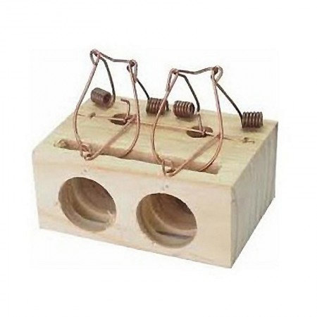 Comprar Ratonera Madera 2 Agujeros Sauvic 269001 al Mejor Precio