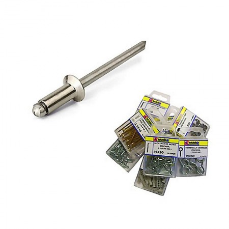 Comprar Remache Vastago Aluminio 3X8 Mm 2776 Blister Wurko 312090 al Mejor Precio