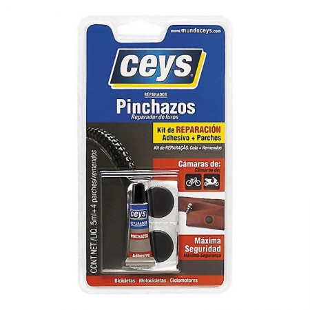 Comprar Reparador Pinchazos+Adhesivo 5 Ml Bl-6 Parches Ceys 251130 al Mejor Precio