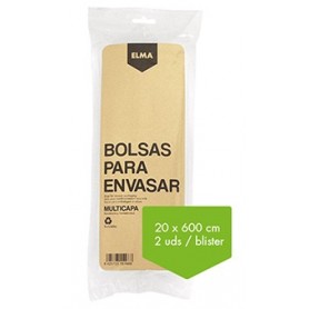 Comprar Rollo Bolsa Envasar 20X600Cm. Blister 2 Elma 122180 al Mejor Precio