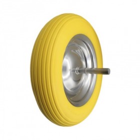 Comprar Rueda Carretilla Obra Impinchable Caucho Wurko 85006 al Mejor Precio