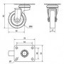 Comprar Rueda Giratoria Tw0167 60Mm Alex 262011 al Mejor Precio