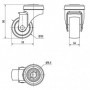 Comprar Rueda Giratoria Tw0168 30Mm Alex 262005 al Mejor Precio
