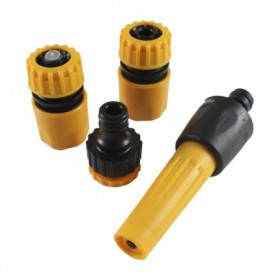 Comprar Set De 4 Accesorios Manguera Riego De 1/2  Hoteche 23519 al Mejor Precio