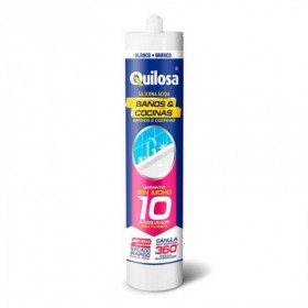 Comprar Silicona Antimoho Transparente Baño/Cocina Cartucho Quilosa 61091 al Mejor Precio