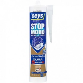 Comprar Silicona Stop Moho Blanca Cartucho Ceys 251153 al Mejor Precio