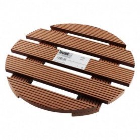 Comprar Soporte Redondo Ruedas 30 Cm Pvc Wurko 280102 al Mejor Precio