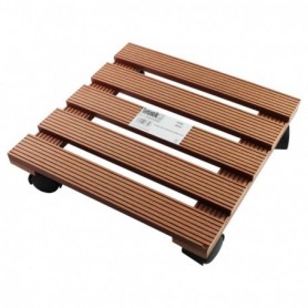 Comprar Soporte Ruedas 30X30 Cm Pvc Cuadrado  Wurko 280101 al Mejor Precio