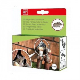 Comprar Stop Roedores Lana Acero 50Cm Swissinno 269008 al Mejor Precio