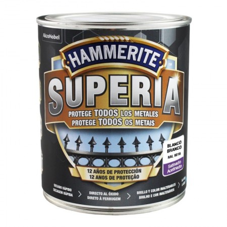 Comprar Superia Satinado Blanco 0.750 L Hammerite 36377 al Mejor Precio