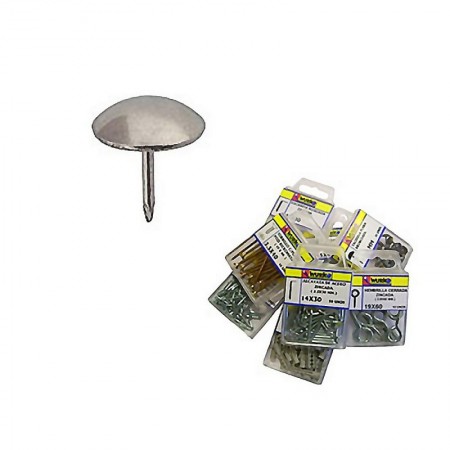 Comprar Tachuelas 10 Mm Niqueladas 2059 Blister 25 Wurko 312083 al Mejor Precio
