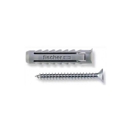 Comprar Tacos Fischer Sx- 8 Con Tornillo Caja 50 Fischer 140101 al Mejor Precio
