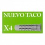 Comprar Tacos Nylon 10Mm. X4 Tipo X Caja 50 Wurko 248090 al Mejor Precio