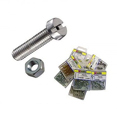 Comprar Tornillos D84 Con Tuerca 3X30 Mm 2448 Blister 10 Wurko 312052 al Mejor Precio