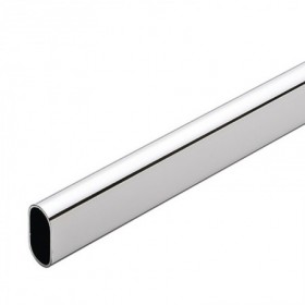 Comprar Tubo Cromo Oval 4Mt. 25X15Mm. Barra Chic 288035 al Mejor Precio