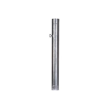 Comprar Tubo Estufa Galv.100Mm C/Llave 1Mt. Theca 129740 al Mejor Precio