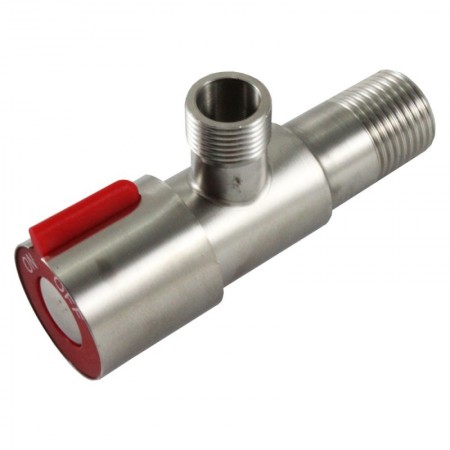 Comprar Valvula Escuadra Inox Roja 2183Vm  156011 al Mejor Precio