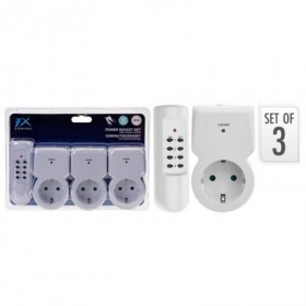 Comprar 3 Enchufes Con Mando Blister Fxcontrol 140640 al Mejor Precio