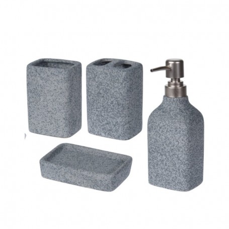Comprar Accesorios Baño Cemento 4 Piezas Juego 4 Bathroom 173116 al Mejor Precio