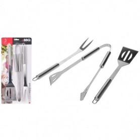 Comprar Accesorios Barbacoa Inoxidable 3 Piezas Blister Bbq 50064 al Mejor Precio