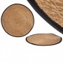 Comprar Alfombra Natural Borde Negro 100 Cm  Giftdecor 22064 al Mejor Precio