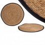 Comprar Alfombra Natural Borde Negro 80 Cm  Giftdecor 22063 al Mejor Precio