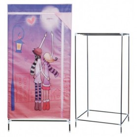 Comprar Armario Desmontable 70X45X140 Cm Tela  Storage 208057 al Mejor Precio
