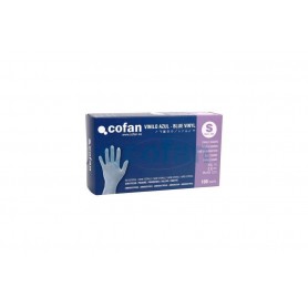 ▷ Guantes Vinilo Azul (100 uds) | Ferreidea