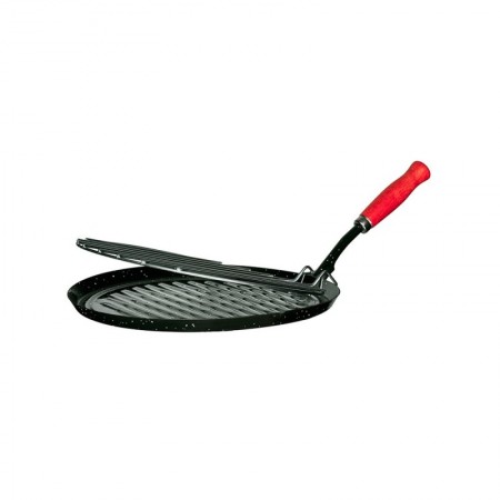 Comprar Asador Con Parrilla 26 Cm Mango Rojo  Wurko 119291 al Mejor Precio