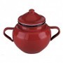 Comprar Azucarero Esmalte Rojo 0,5 L  Ibili 12005 al Mejor Precio