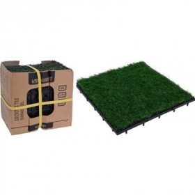 Comprar Baldosas Cesped Artificial 30X30 Cm Set 9 Progarden 143605 al Mejor Precio