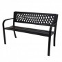 Comprar Banco Metalico 119X75 Cm Negro  Importacion 206826 al Mejor Precio