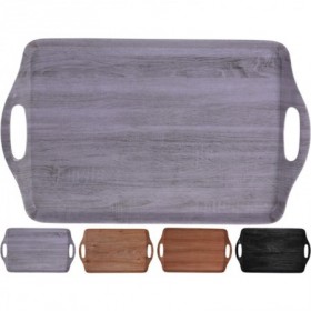 Comprar Bandeja Melamina Asas Maderas 45X30 Cm Surtida  Importacion 20173 al Mejor Precio