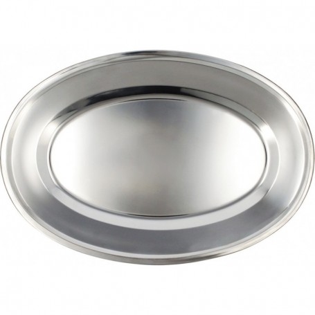 Comprar Bandeja Oval Inoxidable Renova 40 Cm  Quid 1563 al Mejor Precio