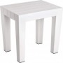 Comprar Banqueta Lombok Blanco 41X38X29 Cm  Tatay 238020 al Mejor Precio